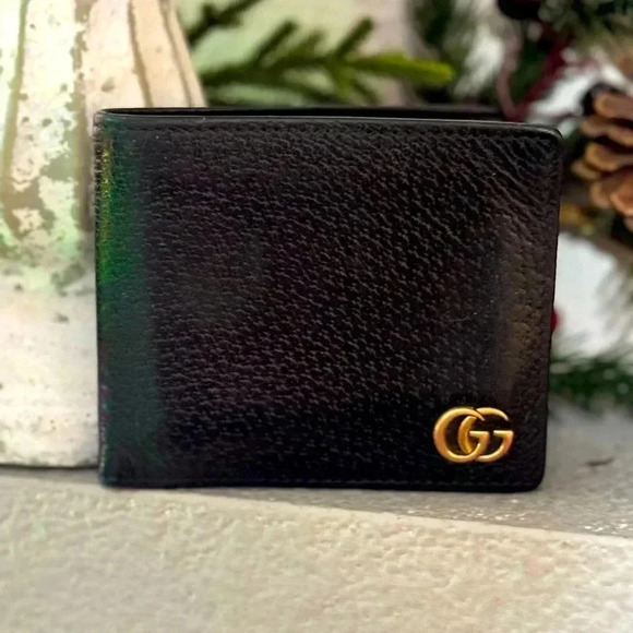 GG MARMONT BI-FOLD CARD CASE WALLET - Picture 1 of 16